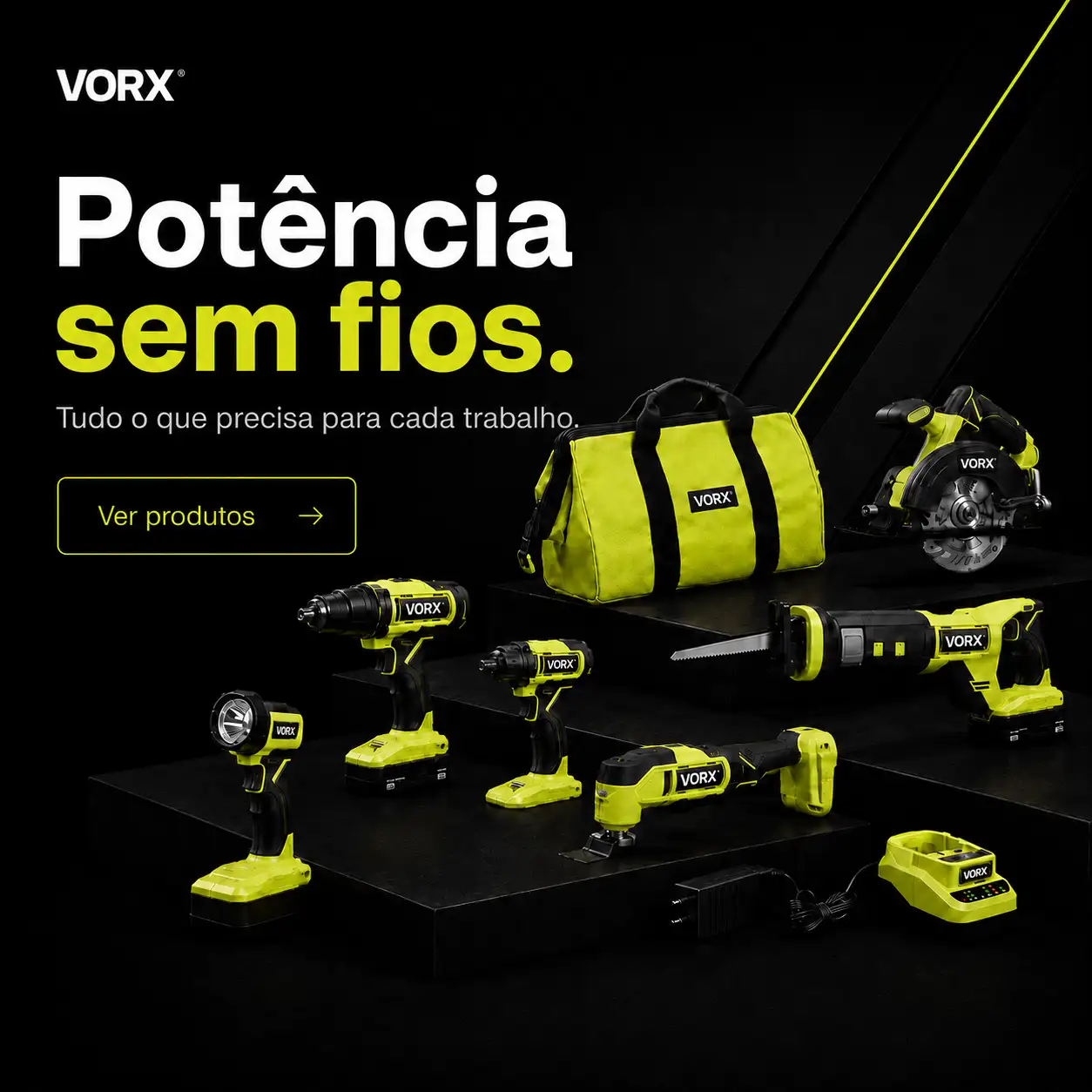 VORX Potencia Inteligente para a sua oficina